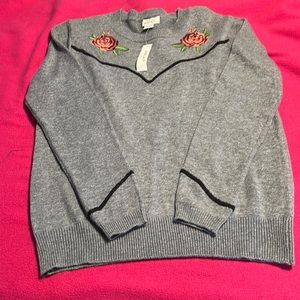 Wrist - women’s gray sweater